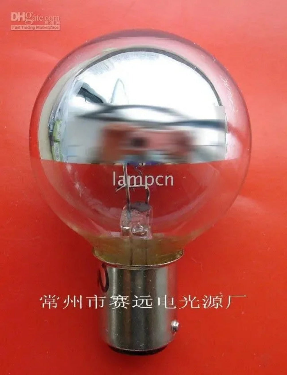 24v 40w ba15d G40 a151 shadowless lamp bulb on red background