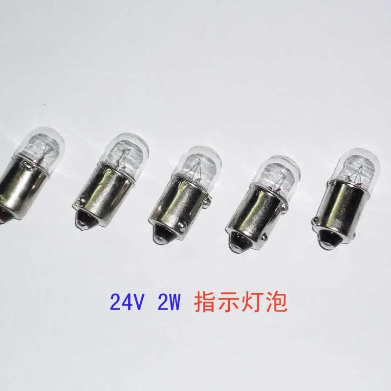 Indicator bulb lamps 24V 2W ba9s t10x25 instrument light bulbs five pieces