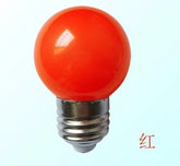 LED color household E27 220v red screw light bulb for energy-saving lighting and advertising