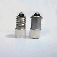 E10 screw LED indicator light bulbs for 24V with color options red yellow blue green white