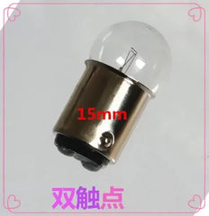 6V to 48V 5W 10W small B15 bayonet indicator light bulb with 15mm base