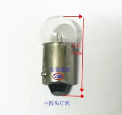 Screw and bayonet lamp with 9mm diameter and 22mm length for 1.5V to 6.3V applications, 1W to 6W power range