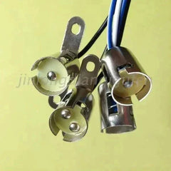 B15 single contact bayonet socket lamp alarm base with fixed line holder new