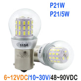 Car lights 6-12v s25 p21w 1156 led fog lights led work lights 1157 car led bulbs