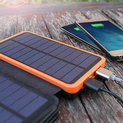 Cross-border foldable solar power bank large-capacity waterproof outdoor lighting mobile power supply armament military 20000mAh