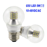 Low voltage light bulb led energy-saving lamp chandelier e27 e14 screw warm white super bright dragon ball color changing ball round bubble g50