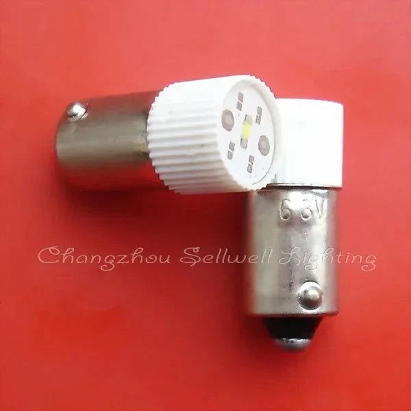 6.3V BA9S yellow LED indicator light bulb pilot lamp 10pcs