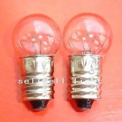 Krypton light 12v 7w E10 G14 small bulb with clear glass and metal base pack of 10