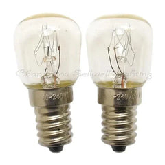 Miniature lamps bulbs 220-240v 15w E14 base clear glass t22x59 mm
