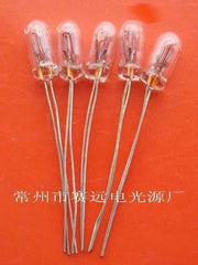 Set of 10 miniature bulbs 14v 0.05a 3.15mm indicator lamps for pilot lights