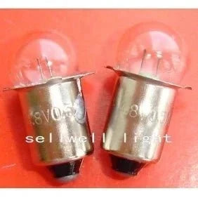 Miniature light 4.8v 0.5a P13.5S base 11mm bulb set of 10