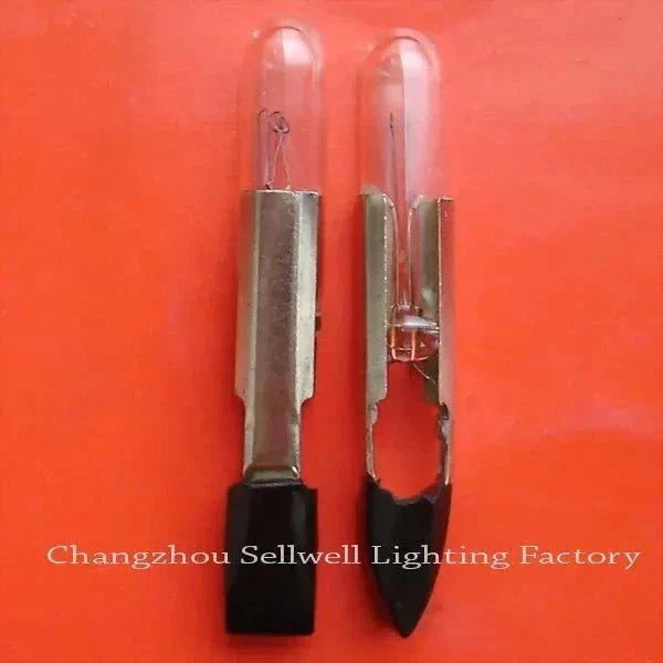 10pcs Telephone lamp 36v 40ma T6.4X46.5 indicator pilot bulbs on orange background