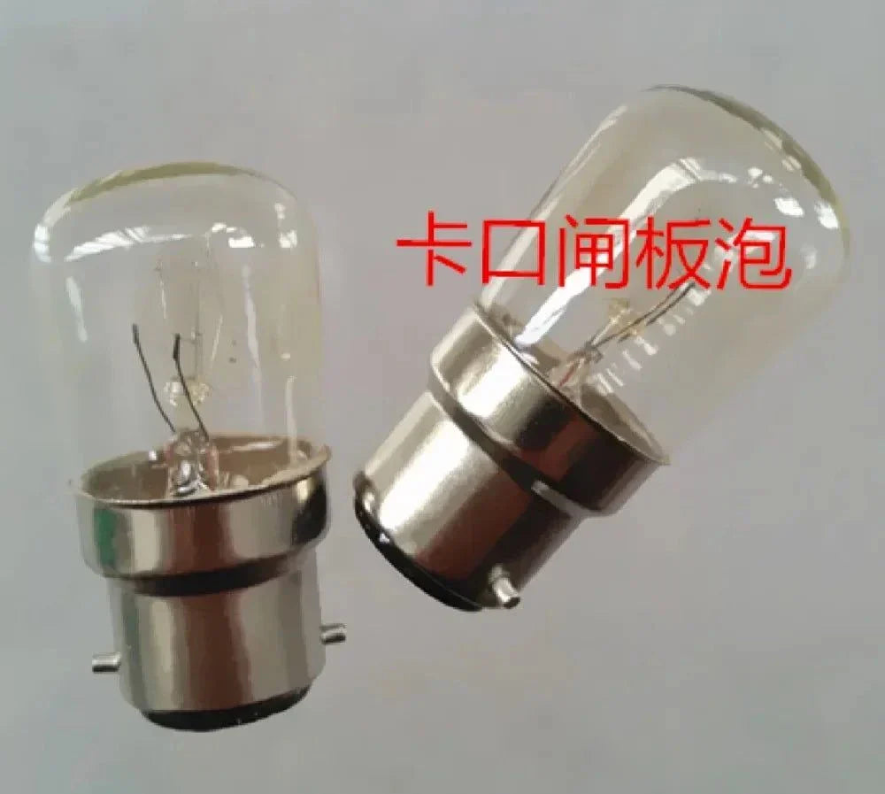 10pcs miniature lamp 24v 15w B22 base clear glass bulbs for factory direct sale