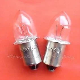 10pcs Krypton bulb 6V 6W p13.5s A679 set on orange background