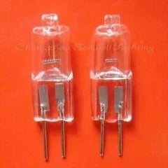 12V 10W JC G4 halogen lamp bulb with 8mm diameter and 30mm length, 10pcs pack