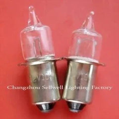 10pcs Halogen lamp 12V 10W with P13.5S base A696 model displayed on red background