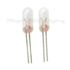 Miniature light 2.4v 0.5a small bulb with 3mm diameter and 15mm length, pack of 10