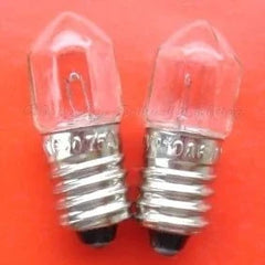 10pcs miniature light 6v 0.75a E10 base bulbs for small devices