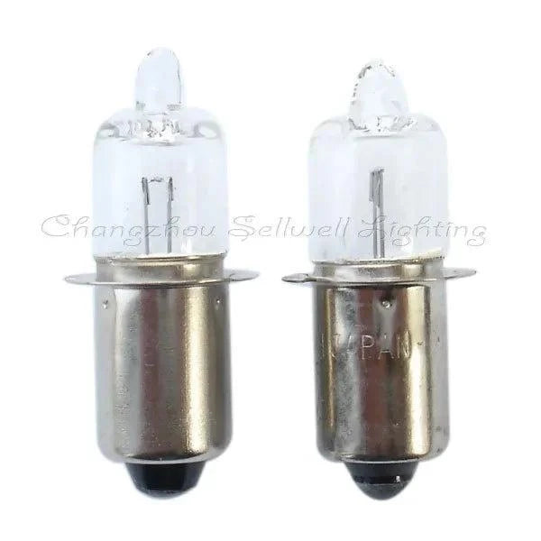 Set of 10 halogen light bulbs 6v 0.65a with P13.5s base for automotive or general lighting use