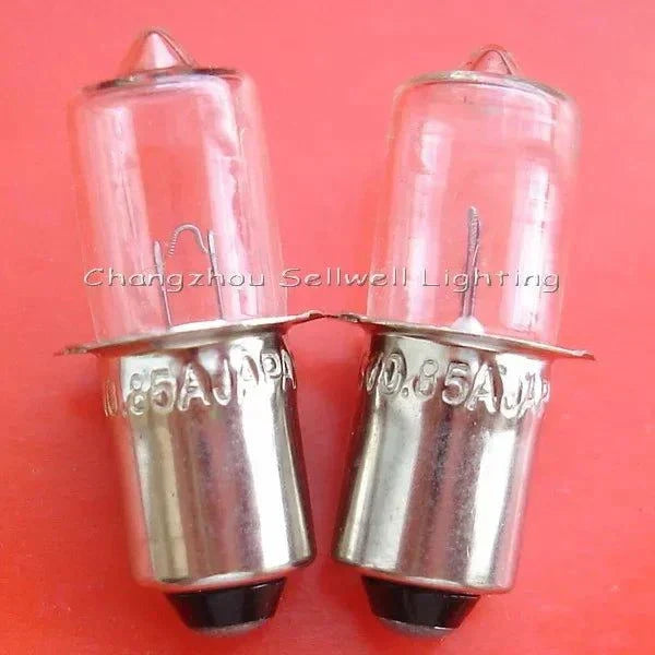 Set of 2 halogen lamps 6v 0.85a with P13.5S base for indicator pilot lights