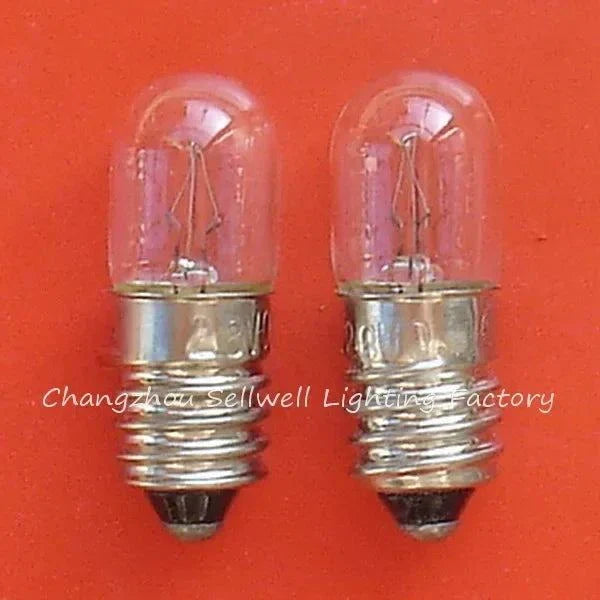 10pcs miniature light 28V 0.11A E10 base indicator bulbs pilot lamp