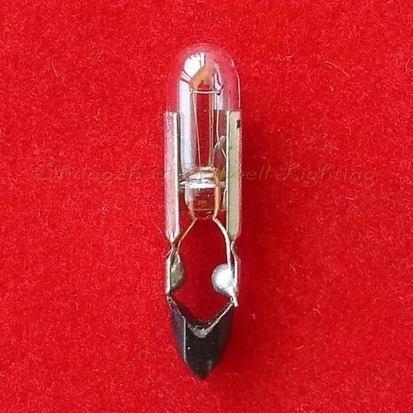 Miniature lamp 24V 50mA T4.8x22 A513 indicator bulb on red background