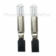 10pcs miniature bulb 30V 40mA T5.5 5x30mm clear glass bulb with metal base