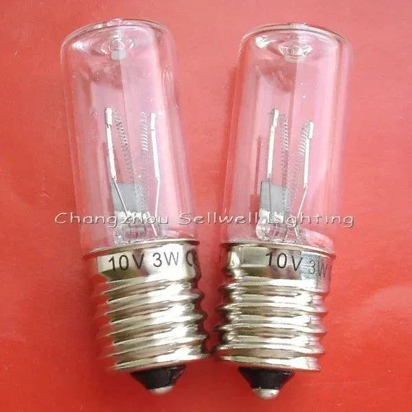10pcs sterilization uvc lamp bulbs 10v 3w e17 base A121 pack