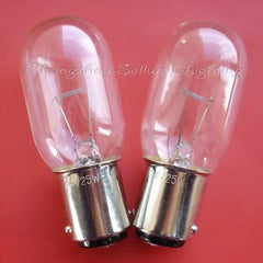 10pcs miniature light bulbs 24v 25w ba15d base 22x55mm set