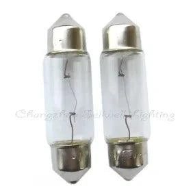 Auto light 12v 5w halogen bulbs 10mm diameter 36mm length pair