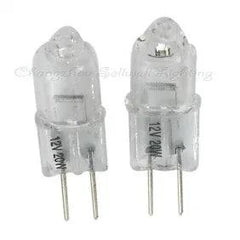 10pcs Halogen light 12v 20w G4 bulbs for lighting with clear glass and metal pins