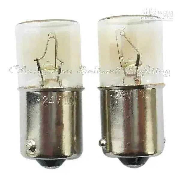 Set of 10 new 24v 10w ba15s miniature lamp lights A342 model