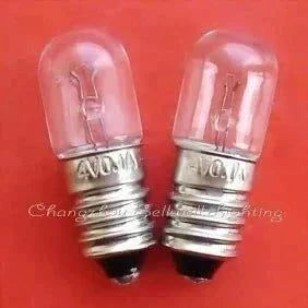 Miniature light 4V 0.1A E10 base 10x28mm wholesale pack of 10