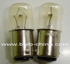 10pcs miniature lamp 30v 5w ba15d t16x35 with clear glass bulb and metal base