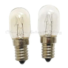 Miniature lamp bulb 230-240v 15w E14 base clear glass T26x53 size