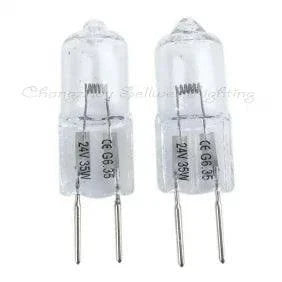 Halogen light 24v 35w clear bulb 11mm diameter 39mm length pack of 2