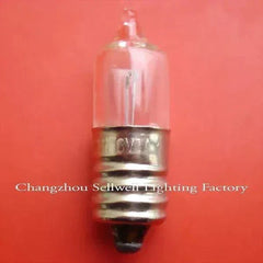 6V 1A E10 base halogen light bulb for indicator lamp pilot light pack of 10