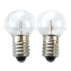 Miniature light 14v 5w E10 base small clear bulb pack of two