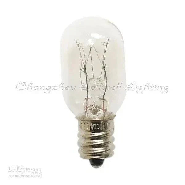 10pcs 240v 10w e12 miniature lighting bulbs T20x48 A297