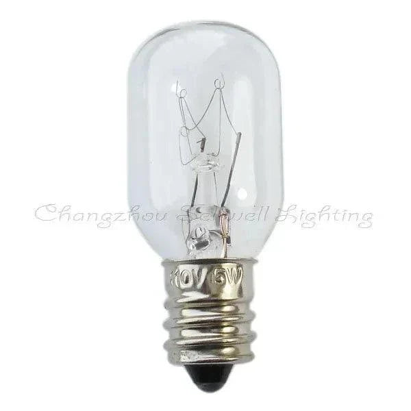 Miniature bulb 110v 5w E12 base clear glass T20x48 replacement light bulb