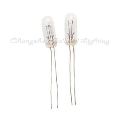 Miniature light bulbs 36V 0.02A 4x11x20mm with long wire leads two pieces