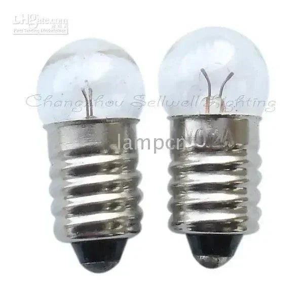G11 miniature bulb lamp A206 2.5V 0.2A E10 base 10pcs pack