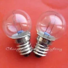 10pcs miniature lamp 4V 0.7A E10S G18 bulbs with clear glass and metal bases