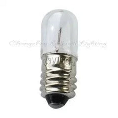 Miniature bulb e10 T10x28 6.3V 150mA E10 base clear glass small light bulb
