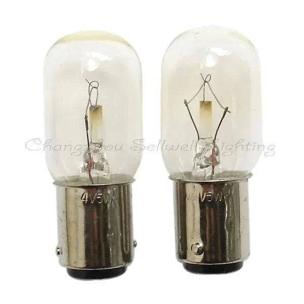 Set of 10 miniature bulbs 24V 5W with BA15d base, 20x48mm size