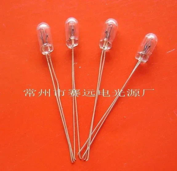 Miniature 12v 60ma 3mm indicator pilot light bulbs set of four