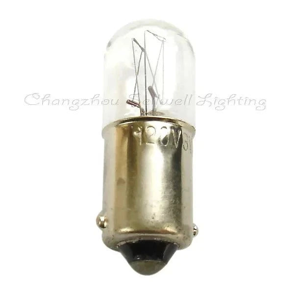 Miniature bulb 120v 3w with Ba9s base and clear glass cover