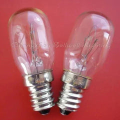 Set of 10 miniature 28v 10w E12 base indicator light bulbs T20x48