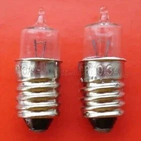 10pcs miniature light 3.8v 0.3a E10 bulbs for electronics and small devices