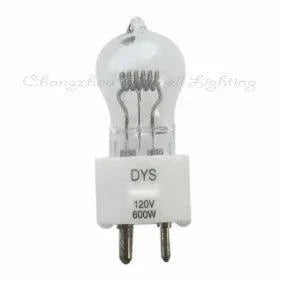 Halogen bulb 120v 600w DYS GZ9.5 clear glass lamp with two-pin base